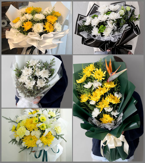 陕西汉中市南郑县湘水镇白事花束代送